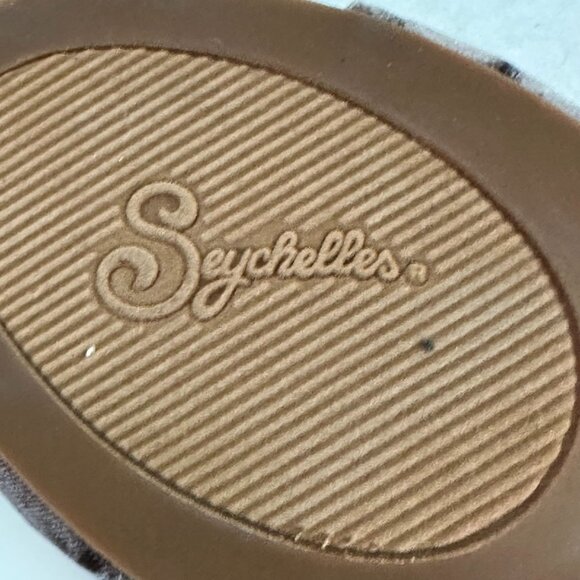 Seychelles Velvet Commute Block Heel Mules‎ Sandals Size 9.5 Gray Dressy Party - Picture 9 of 10